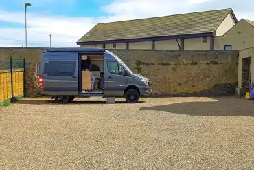 Electric hardstanding pitches
