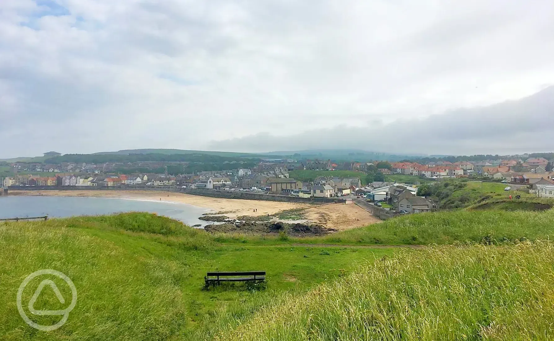 Views over Eyemouth beach