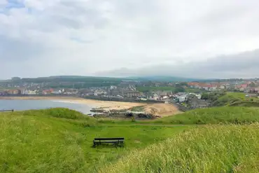 Views over Eyemouth beach