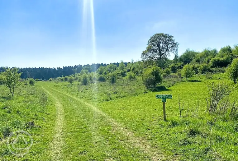 Wild Woodland Retreat non electric grass valley touring pitches