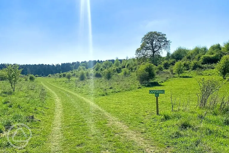 Wild Woodland Retreat non electric grass valley touring pitches