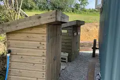 Outdoor compost toilets for the Valley ensuite shepherd's huts Outdoor compost toilets for the Valley ensuite shepherd's huts