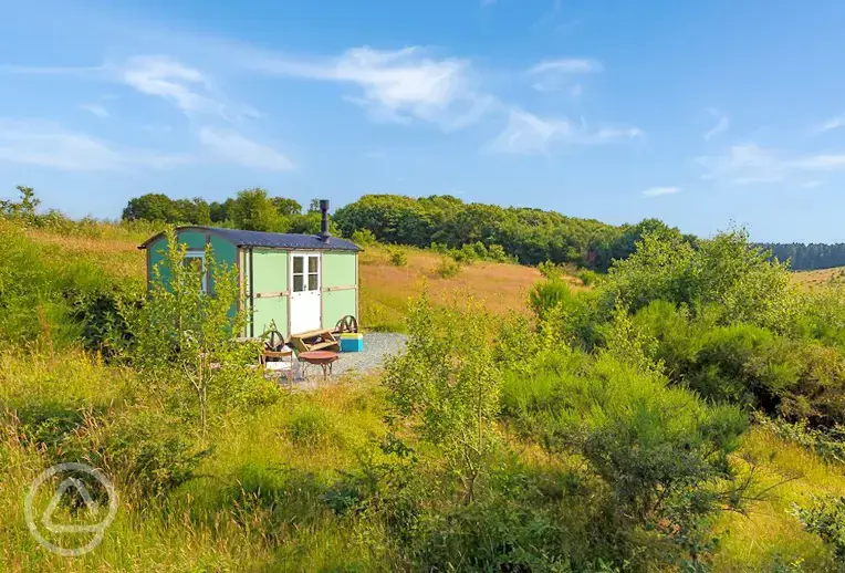 Valley ensuite shepherd's hut