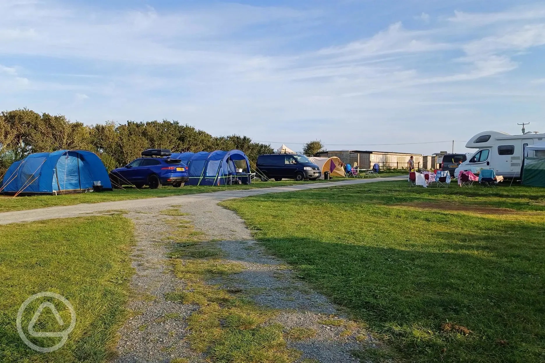 Electric grass touring pitches (Main field)