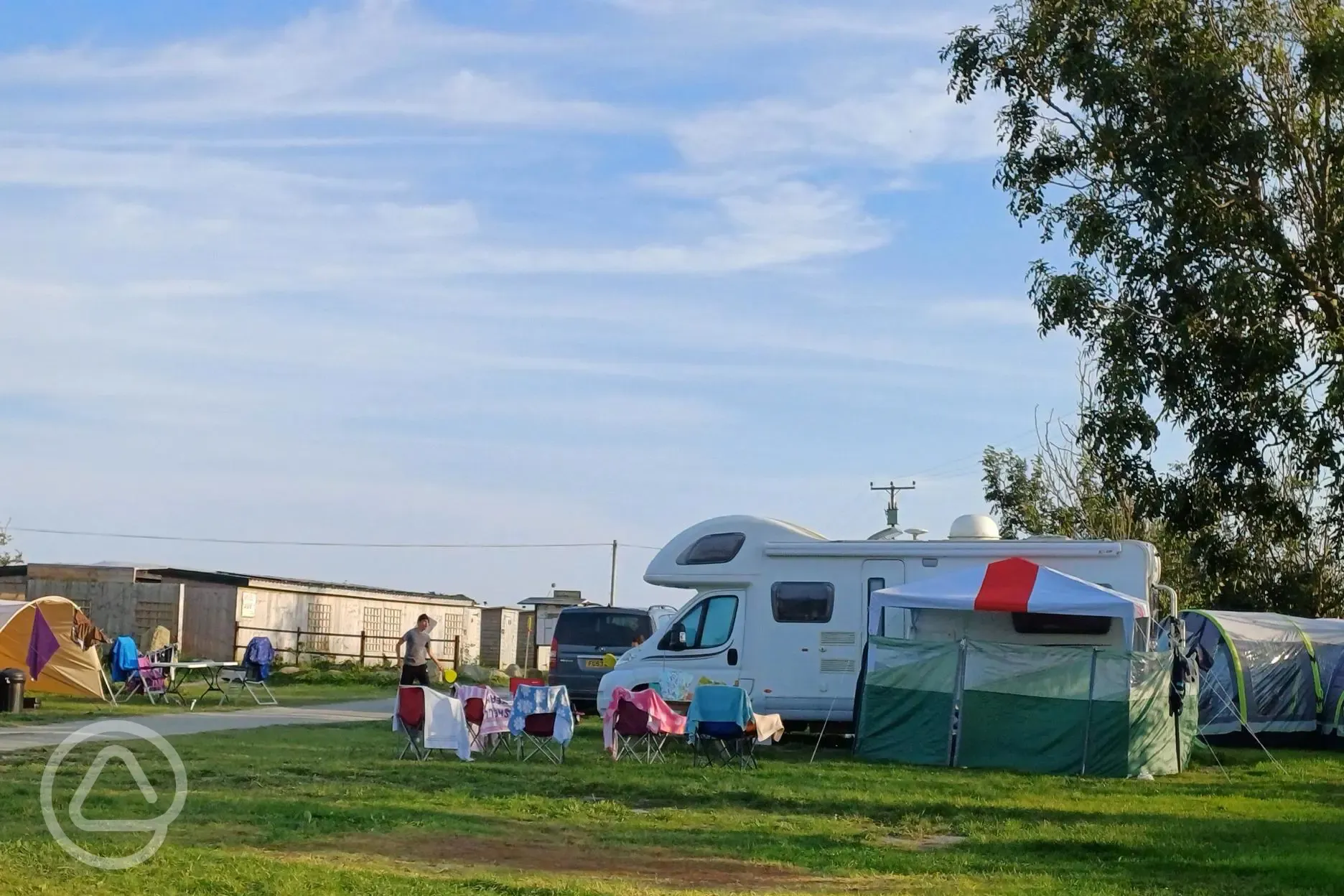 Electric grass touring pitches (Main field)