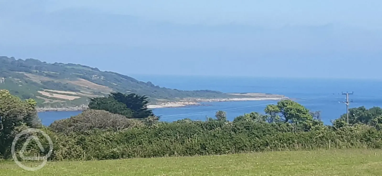 Sea views from the Donkey Field