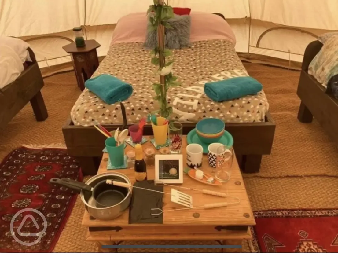 Fully Furnished Bell Tent