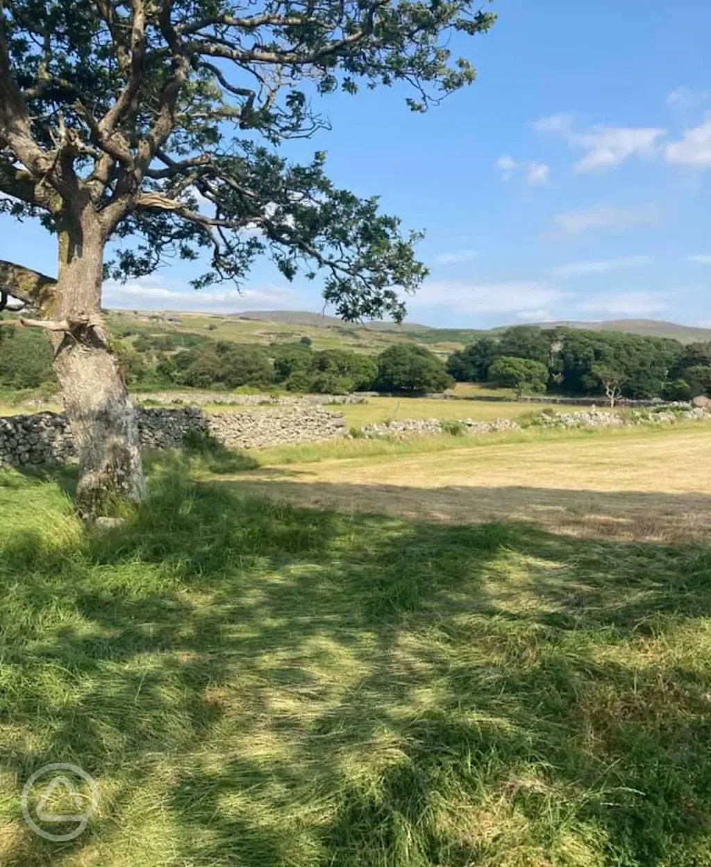 Countryside views from Llwyn Griffri 