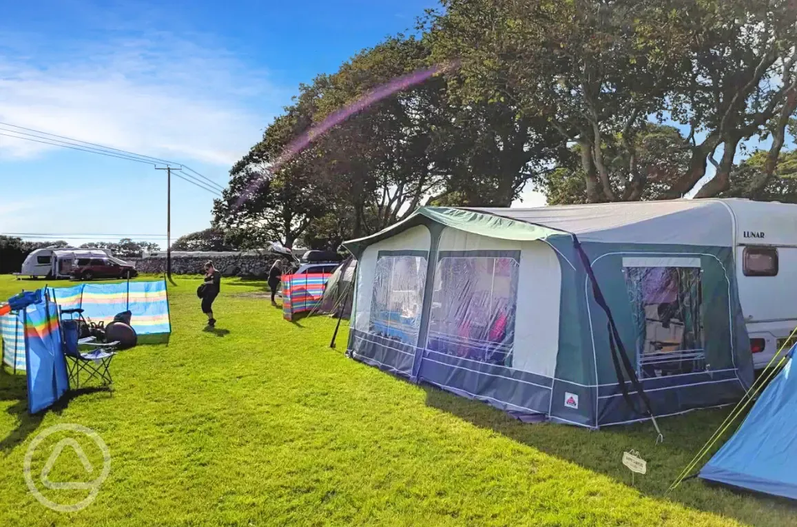 Grass pitches (awnings allowed)