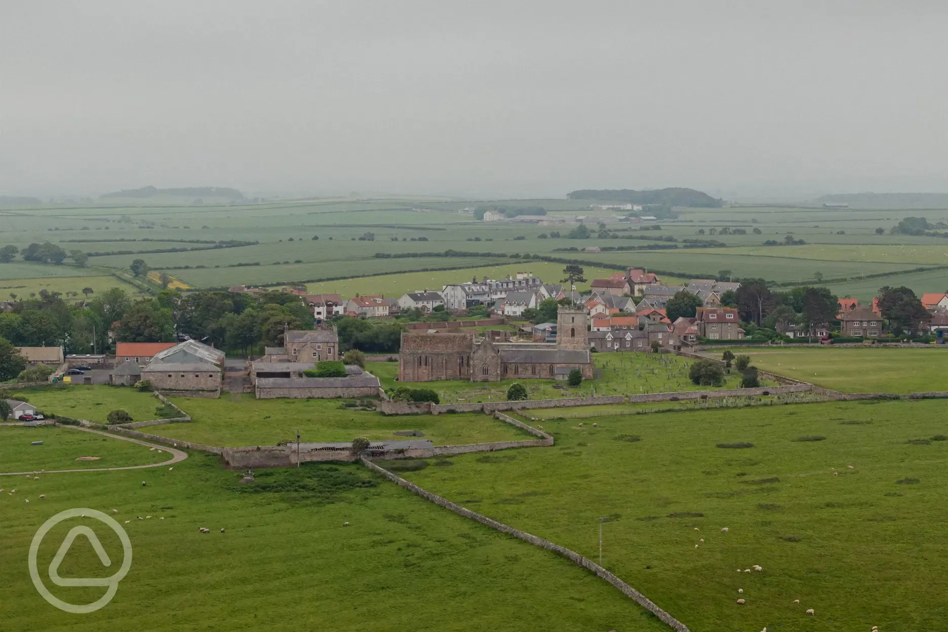 Aerial of site