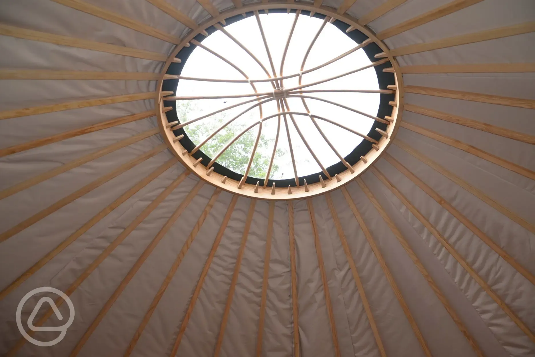 Yurt skylight