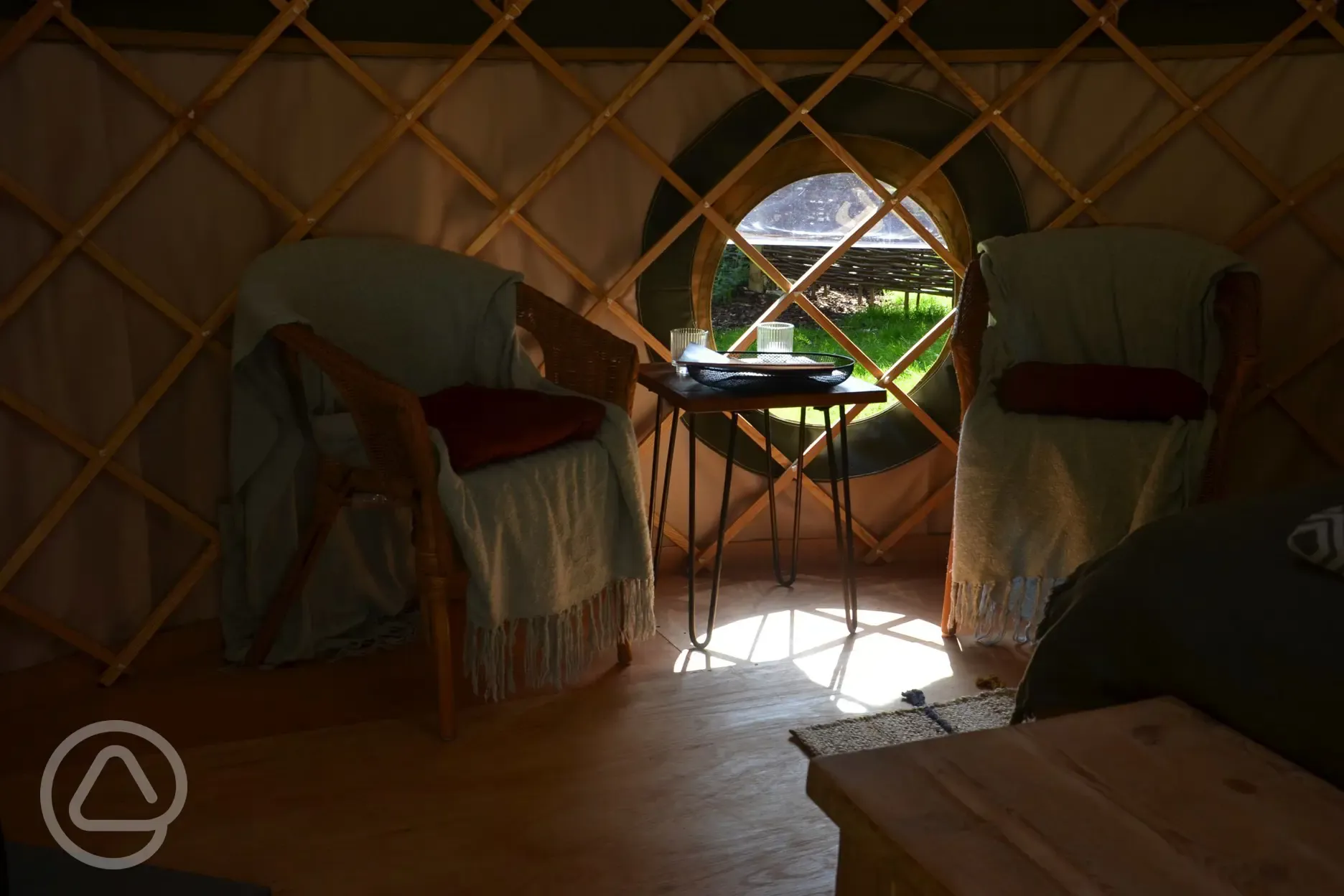 Walnut yurt