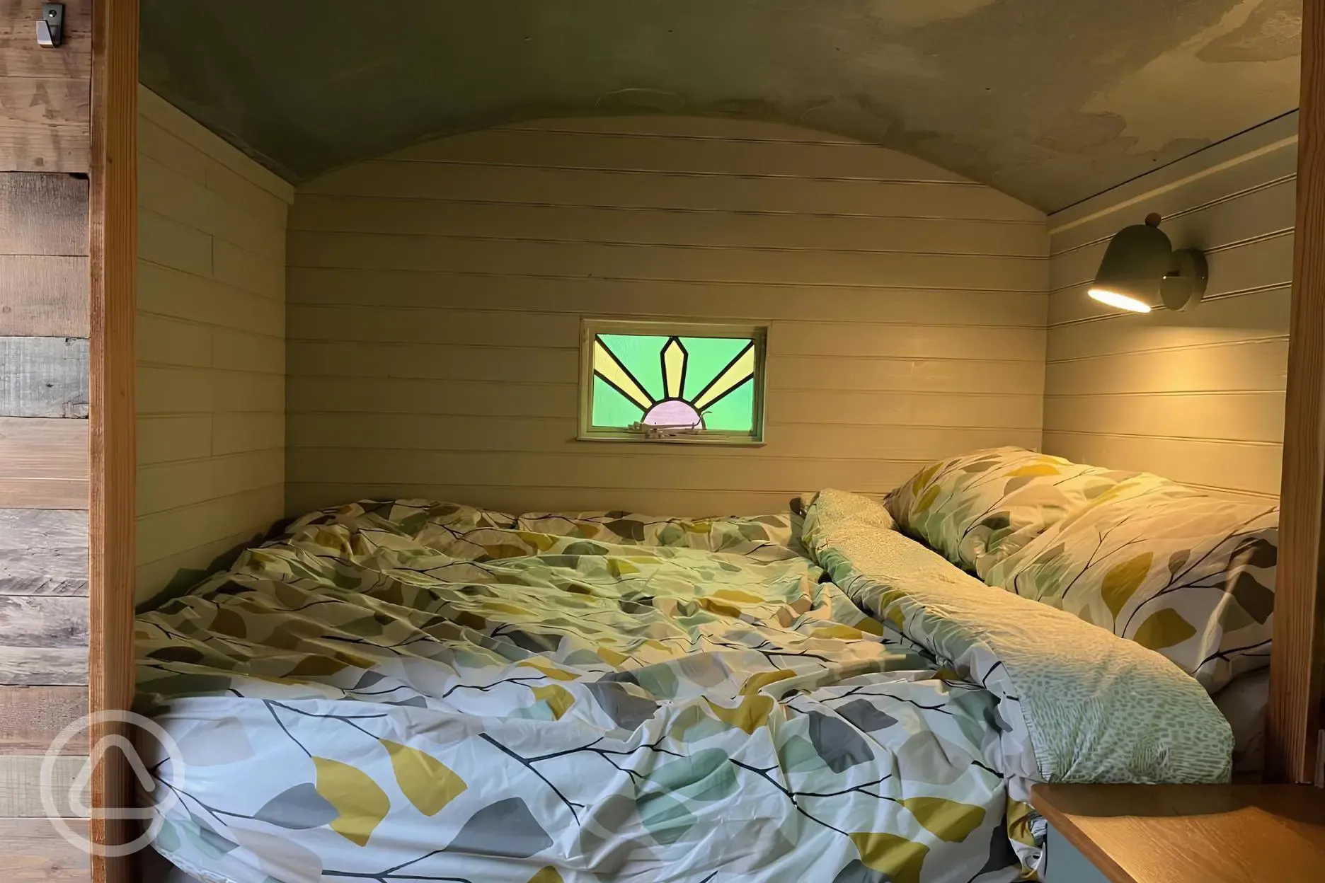 Pippin shepherd's hut interior