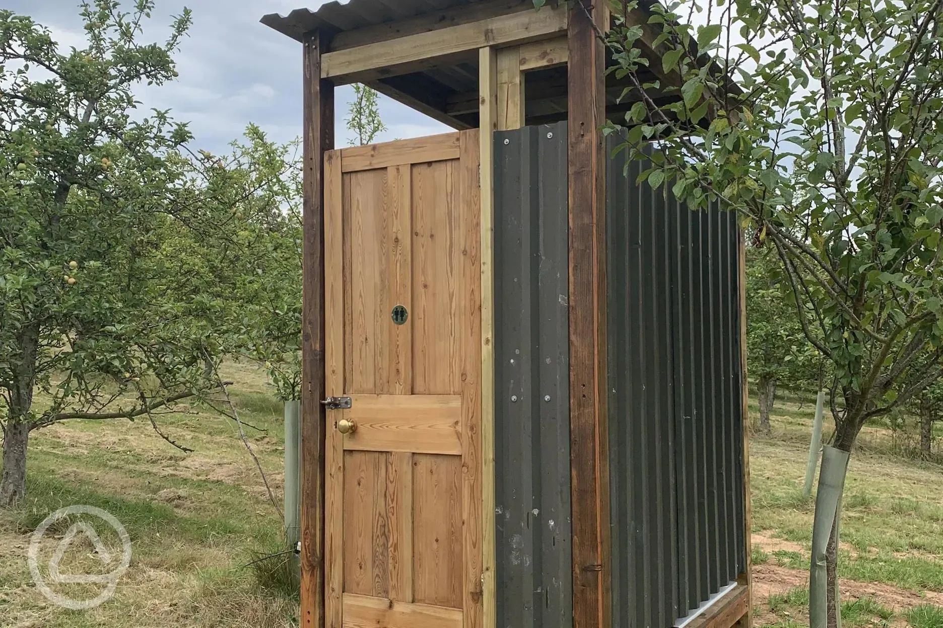 Outdoor campers shower 