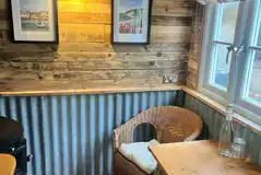 Pippin shepherd's hut interior Pippin shepherd's hut interior