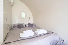 Glamping pod bedroom