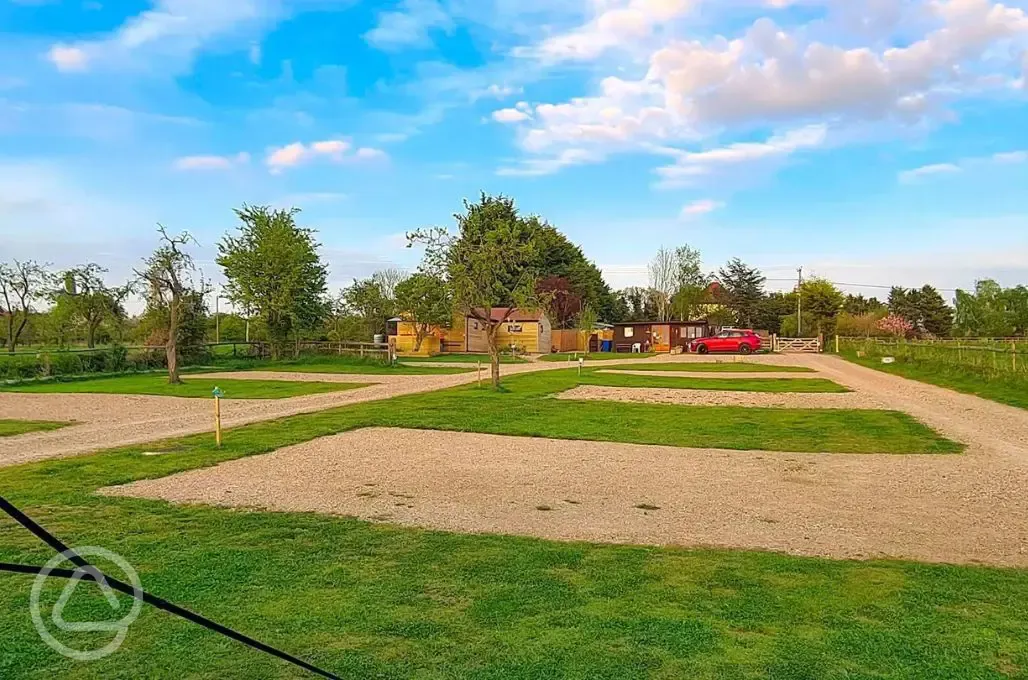Electric hardstanding pitches with 16amp electric 