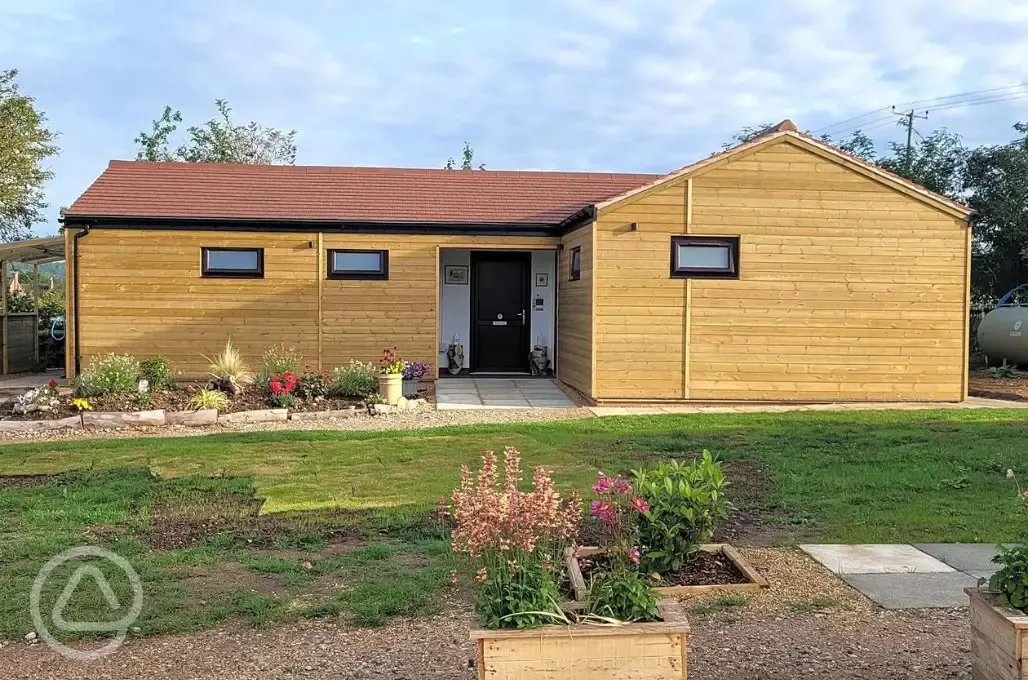 Reception block exterior
