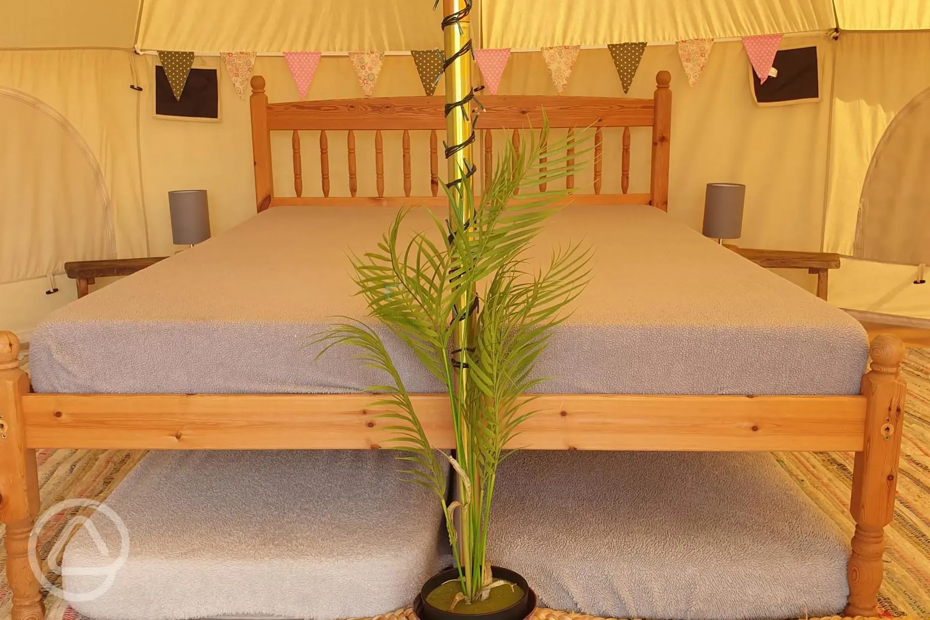 Bell tent double bed