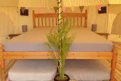 Bell tent double bed