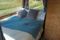 Vintage caravan double bed Vintage caravan double bed