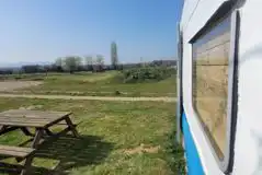 View from the vintage caravan View from the vintage caravan