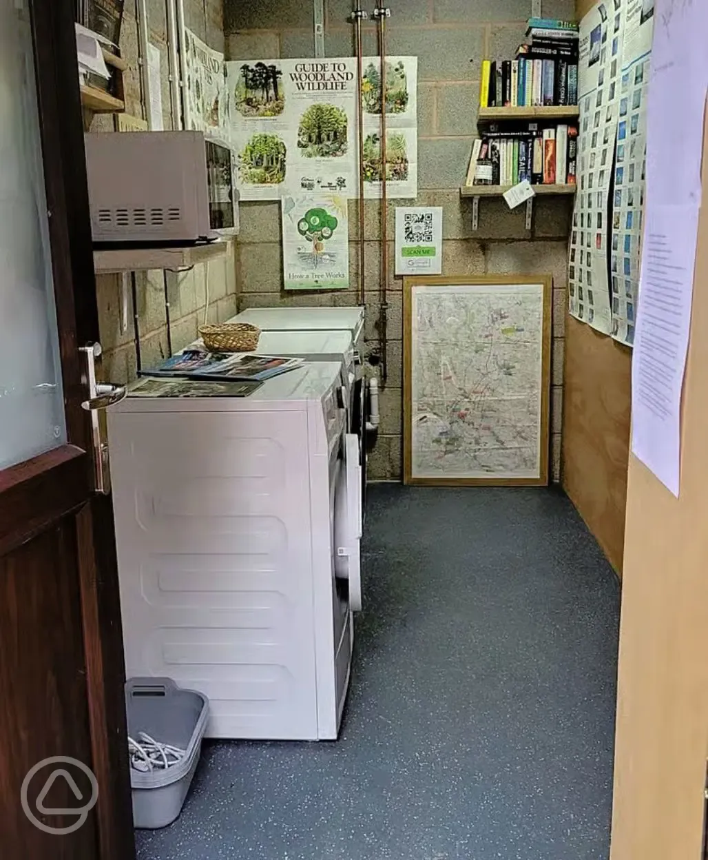 Information area and laundry room