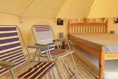 Bell tent seating