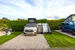 Electric hardstanding pitches with 16 amp hook ups