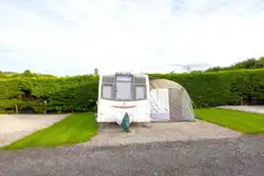 Electric hardstanding pitches with 16 amp hook ups