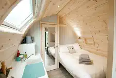 Glamping pod interior