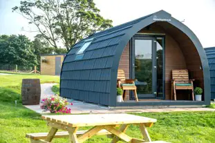 Coxons Farm Glamping Pods, Skipton, North Yorkshire (9.5 miles)