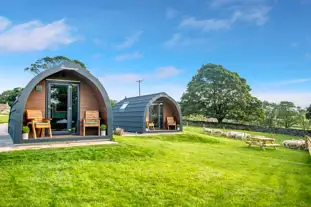 Coxons Farm Glamping Pods, Skipton, North Yorkshire (2.9 miles)