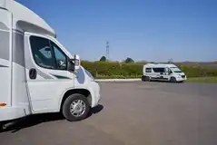 Electric hardstanding pitches with 16 amp hook ups