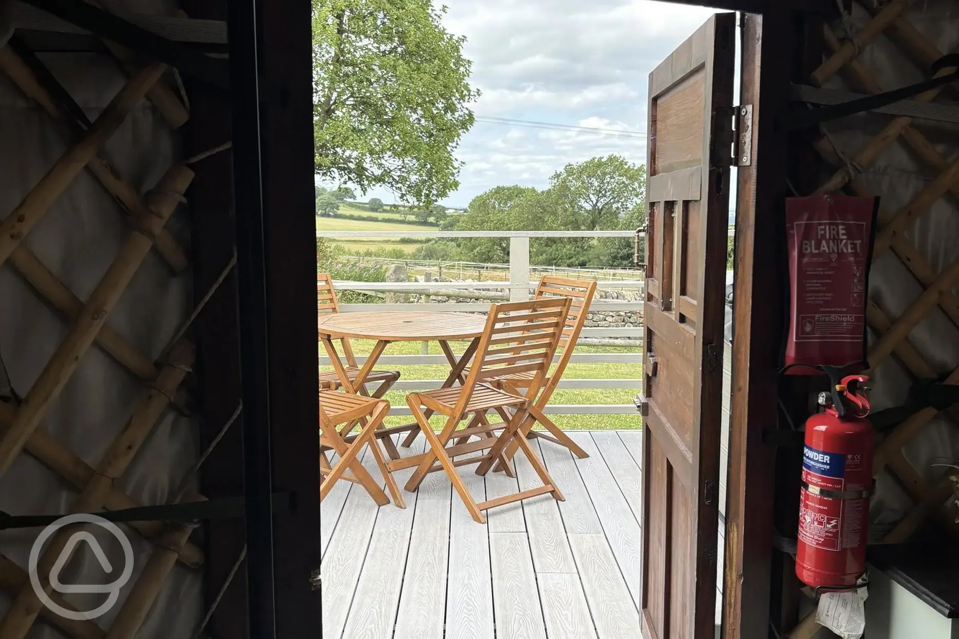 View from the Yurt