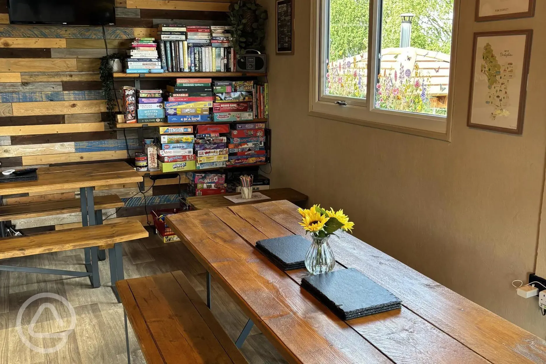 Communal kitchen and dining area 