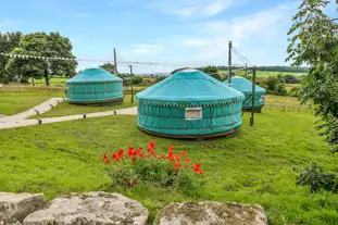 Spire View Yurts, Chesterfield, Derbyshire (18.2 miles)