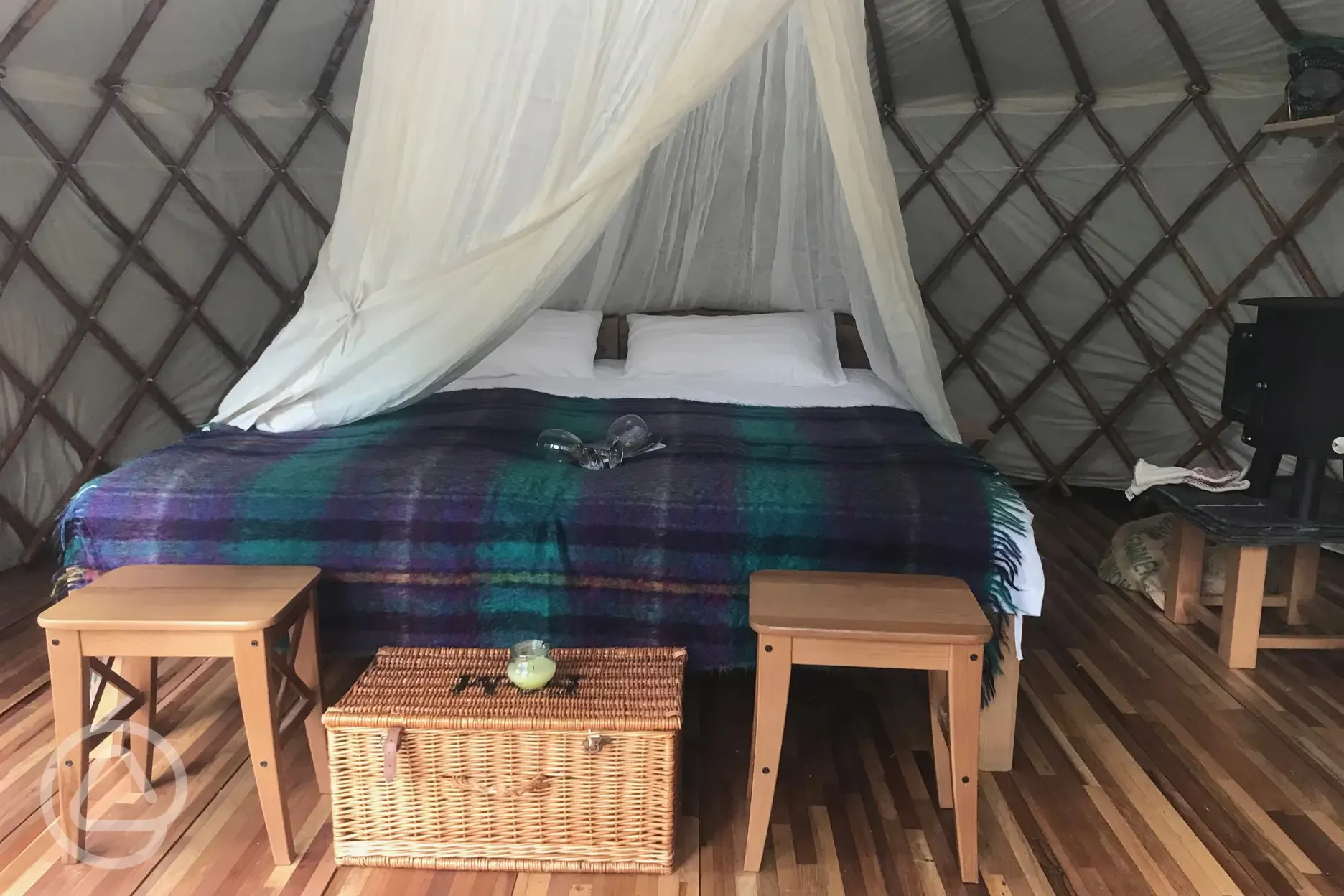 Elder yurt interior