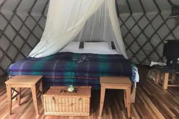 Elder yurt interior