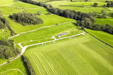 Aerial of the campsite