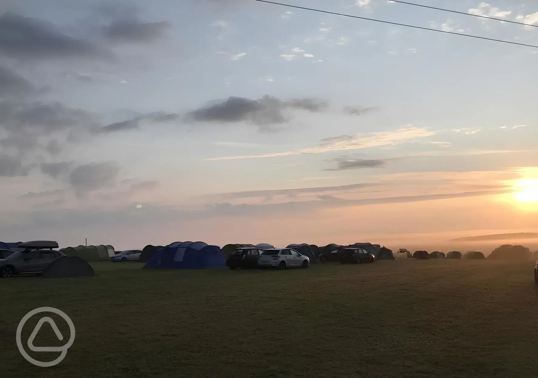 Sunrise from the campsite