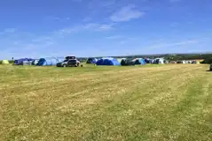 Non electric grass tent pitches