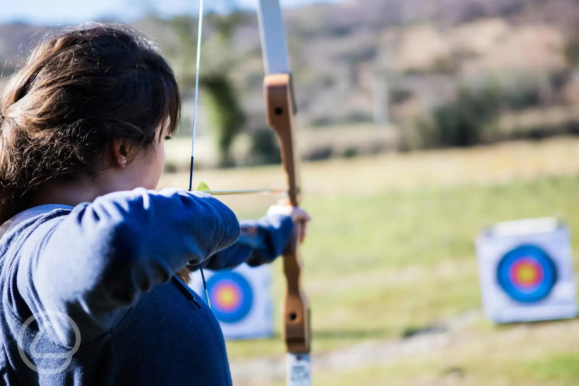 Have a go at archery on site.