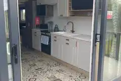 Glamping lodge kitchen Glamping lodge kitchen