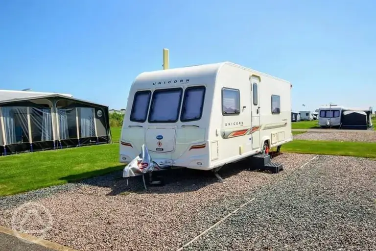 Fully serviced hardstanding pitches 