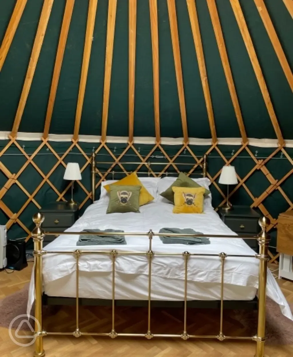 Yurt interior