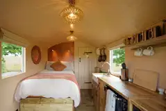 Marared ensuite gypsy hut interior