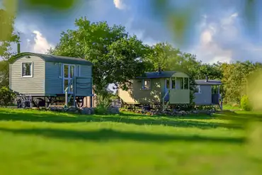 View of the shepherd's huts