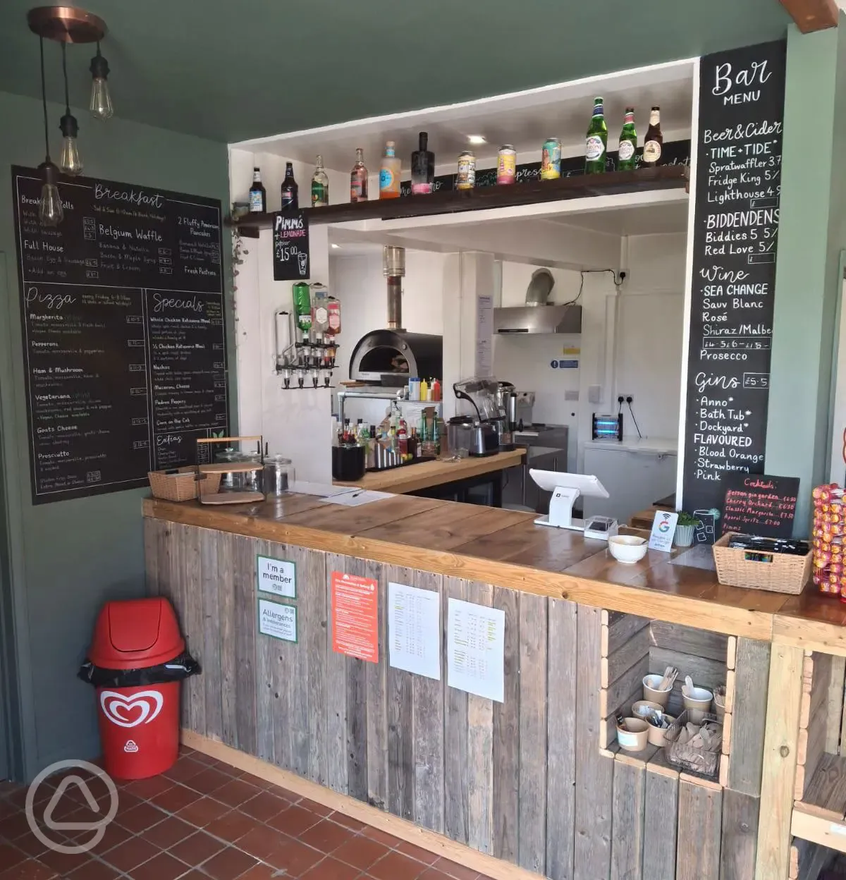Bar offers range of gins, cocktails, wine, beer and soft drinks