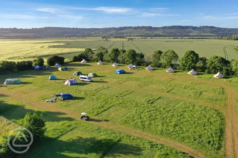 Aerial of the site